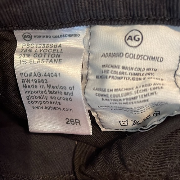 🌹ADRIANO GOLDSCHMIED SUPER SKINNY CORDUROY LEGGINGS - Picture 10 of 13